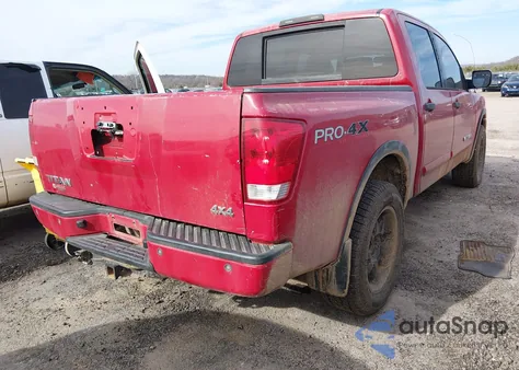 2008 Nissan Titan Pro-4X из США, поврежденный, VIN 1N6BA07C58N310565